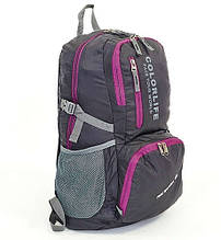 Рюкзак спортивний, шкільний, для тренувань, міський Color Life Compact 30 л (чорний)