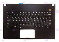 Оригинальная клавиатура для ноутбука Asus X301 series, rus, black, передняя панель