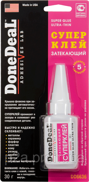 Суперклей DD6636 DoneDeal