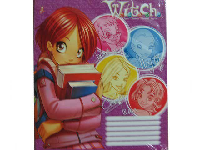 Зошит із малюнком на обкладинці 12листів косий (25 шт.), фото 1