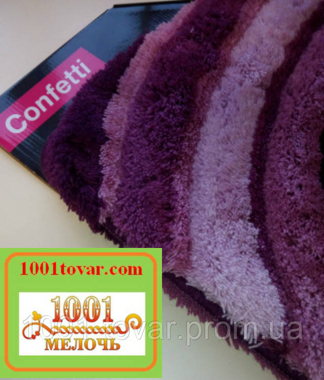 Набор ковриков из 3-х штук "Confetti" в ванную 100х60 см., туалет 50х60 см. с вырезом и 50х60 см. БЕЗ выреза - фото 2 - id-p565380609