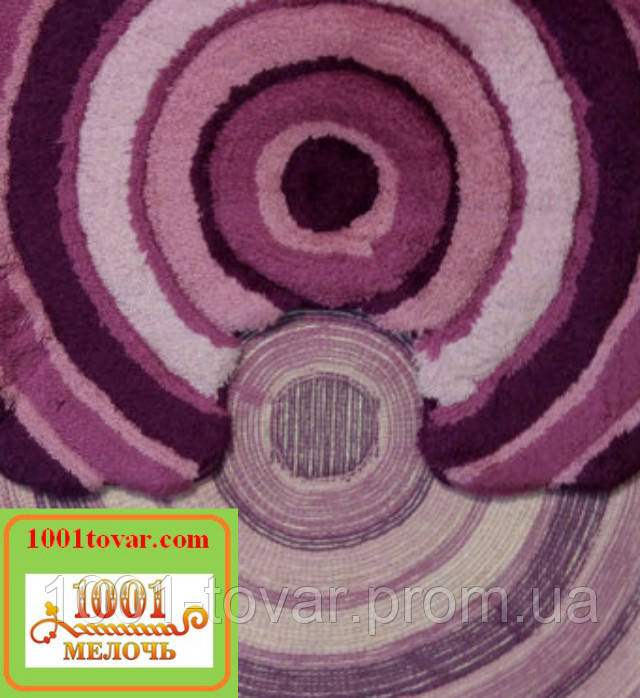 Набор ковриков из 3-х штук "Confetti" в ванную 100х60 см., туалет 50х60 см. с вырезом и 50х60 см. БЕЗ выреза - фото 3 - id-p565380609