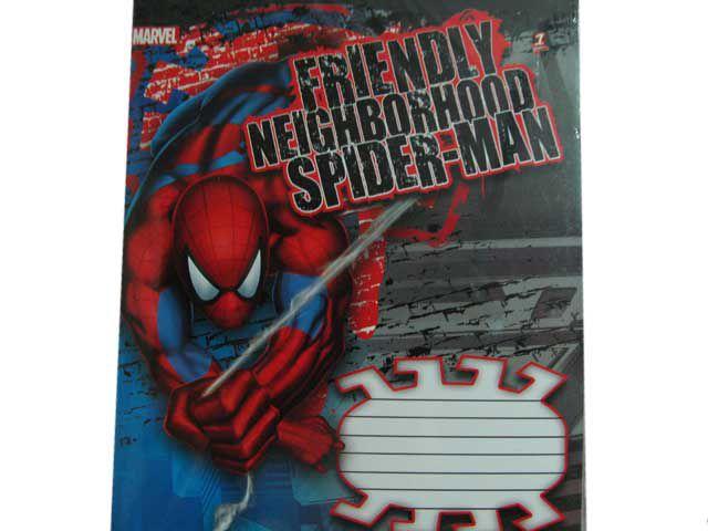 Шкільний зошит із малюнком на обкладинці 18листів смужка (25 шт.), фото 1