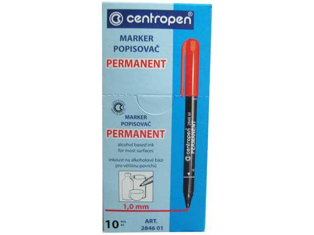 Маркер 1mm тм Centropen код2846 синій (10 шт.)