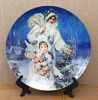 Дизайнерская тарелка сувенирная Антонио Гарсиа «Воспоминание о Рождестве»