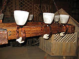 Світильник під старовину "Персей" (8 лампочок, 1.2 м х 0.7 м). З куванням., фото 4