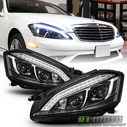 Передні фари Mercedes W221 тюнінг Led оптика стиль W222