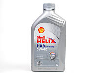 Синтетическое моторное масло Синтетика SHELL Helix HX8 (шел хеликс) 5w-40 1л