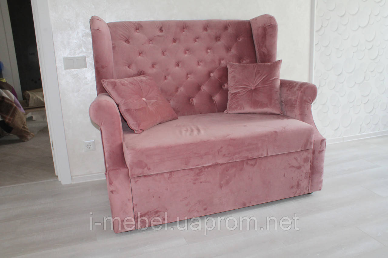 Мягкия мебель на кухню в ткани розового цвета - фото 1 - id-p565548625