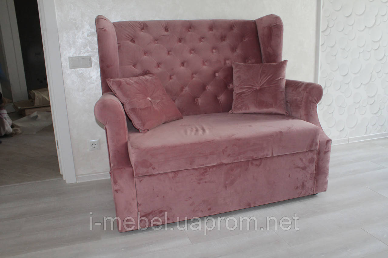 Мягкия мебель на кухню в ткани розового цвета - фото 2 - id-p565548625