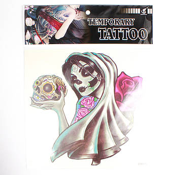 Тимчасове тату Санта Муерте 24 см