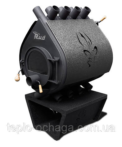 Опалювальна піч Rud Pyrotron Кантрі 02 Сіро-смужка й обшивка, фото 1