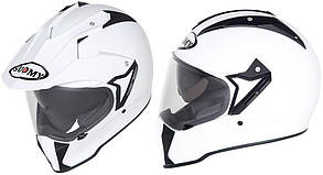 Універсальний шолом SUOMY CASCO MX TOURER PLAIN WHITE розмір XS