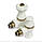 Вентиль для чавунних батарей у старовинному стилі SR Rubineterie colore bianco 1/2", фото 3