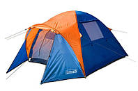 Туристическая палатка Coleman 1011 280х200х150 см трехместная с тамбуром качественная