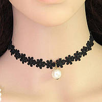 Ажурний чокер жіночий із підвіскою