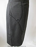 Модні спідниці в карту прямого фасону., фото 4