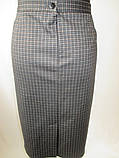 Модні спідниці в карту прямого фасону., фото 5