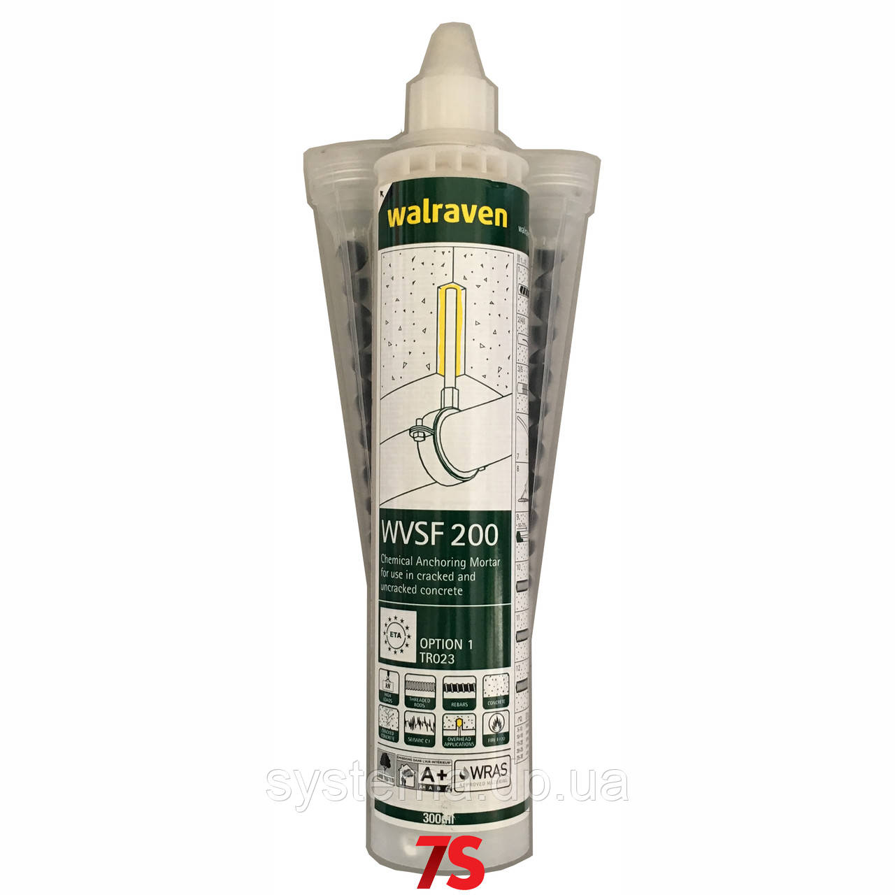 Walraven WIS Хімічний анкер (ін'єкційний складу) WVSF 200, 300 мл