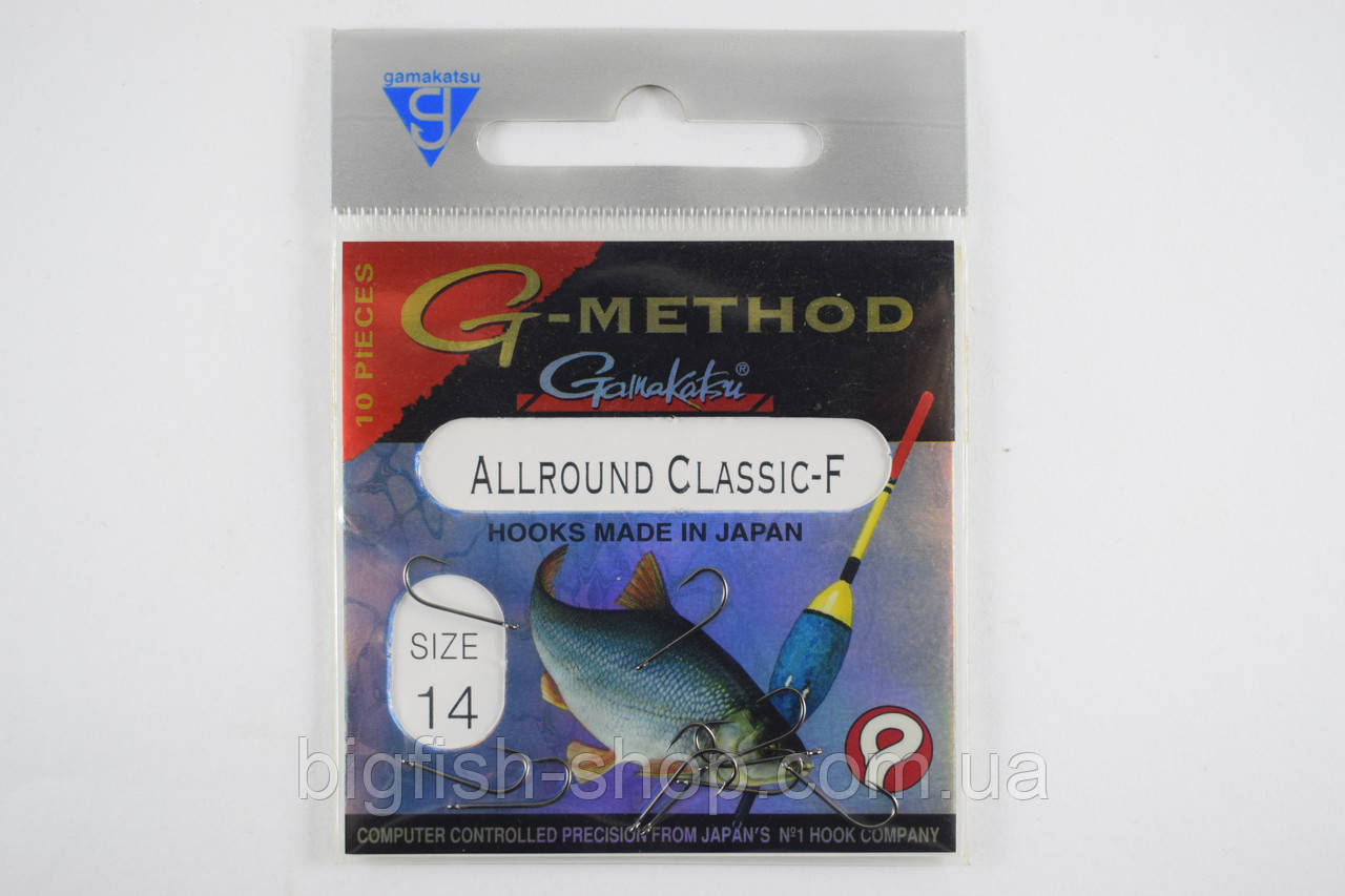 Гачки Gamakatsu Allround Classic F No14