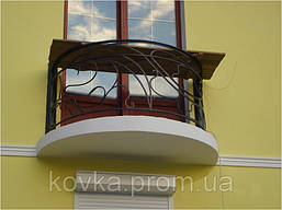 Балконна огорожа кована, код:02026