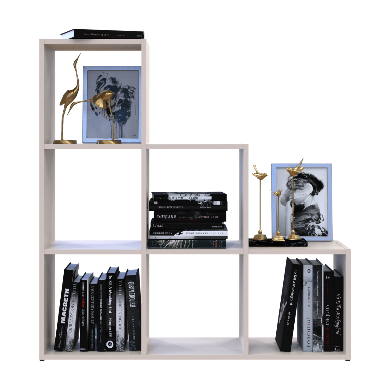 Стелаж Doros Степ 3х3 Кашемір відкритий 102.6х28.8х106.1 (41516163) 4