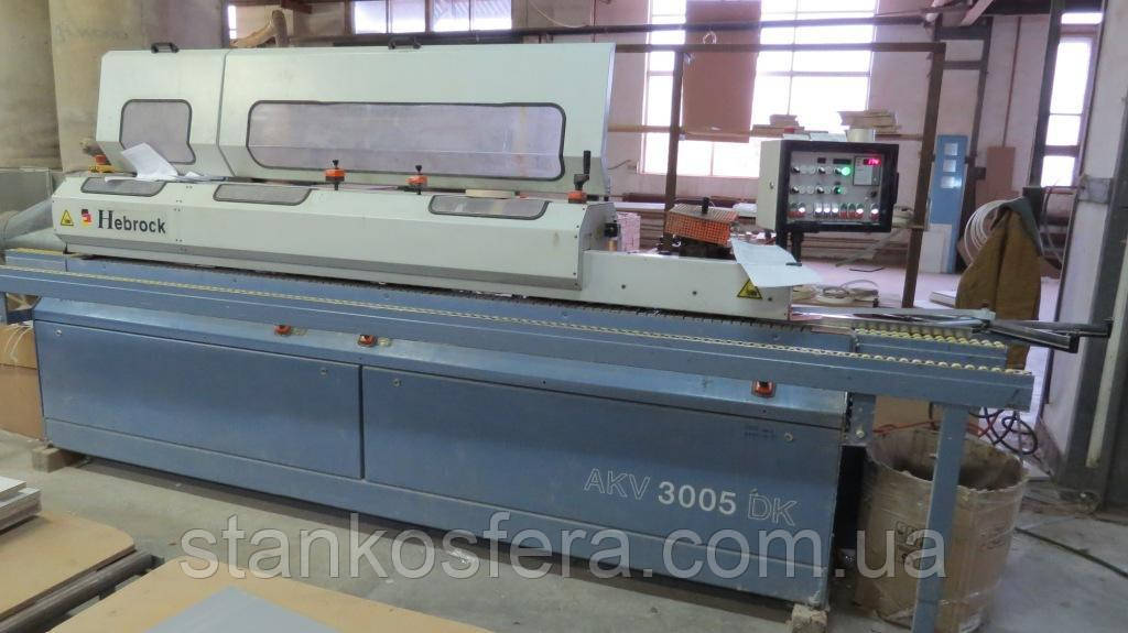 Кромкооблицювальний верстат Hebrock AKV3005DK б/у 05г.