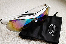 Велосипедні окуляри OKLEY White