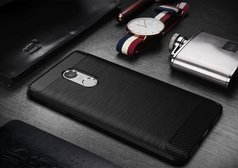 Чехол на xiaomi redmi note 4x / note 4 GLOBAL CARBON