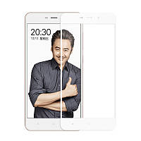 Скло на xiaomi redmione 4x біле повне покриття
