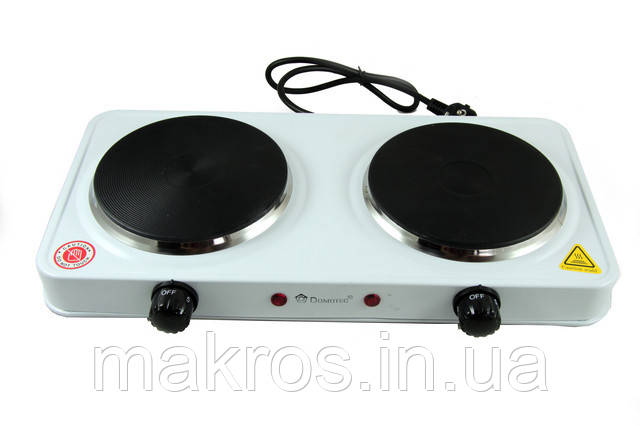 Купить Электроплита на 2 конфорки Domotec DT-1012, цена 830 ₴ — Prom.ua ...