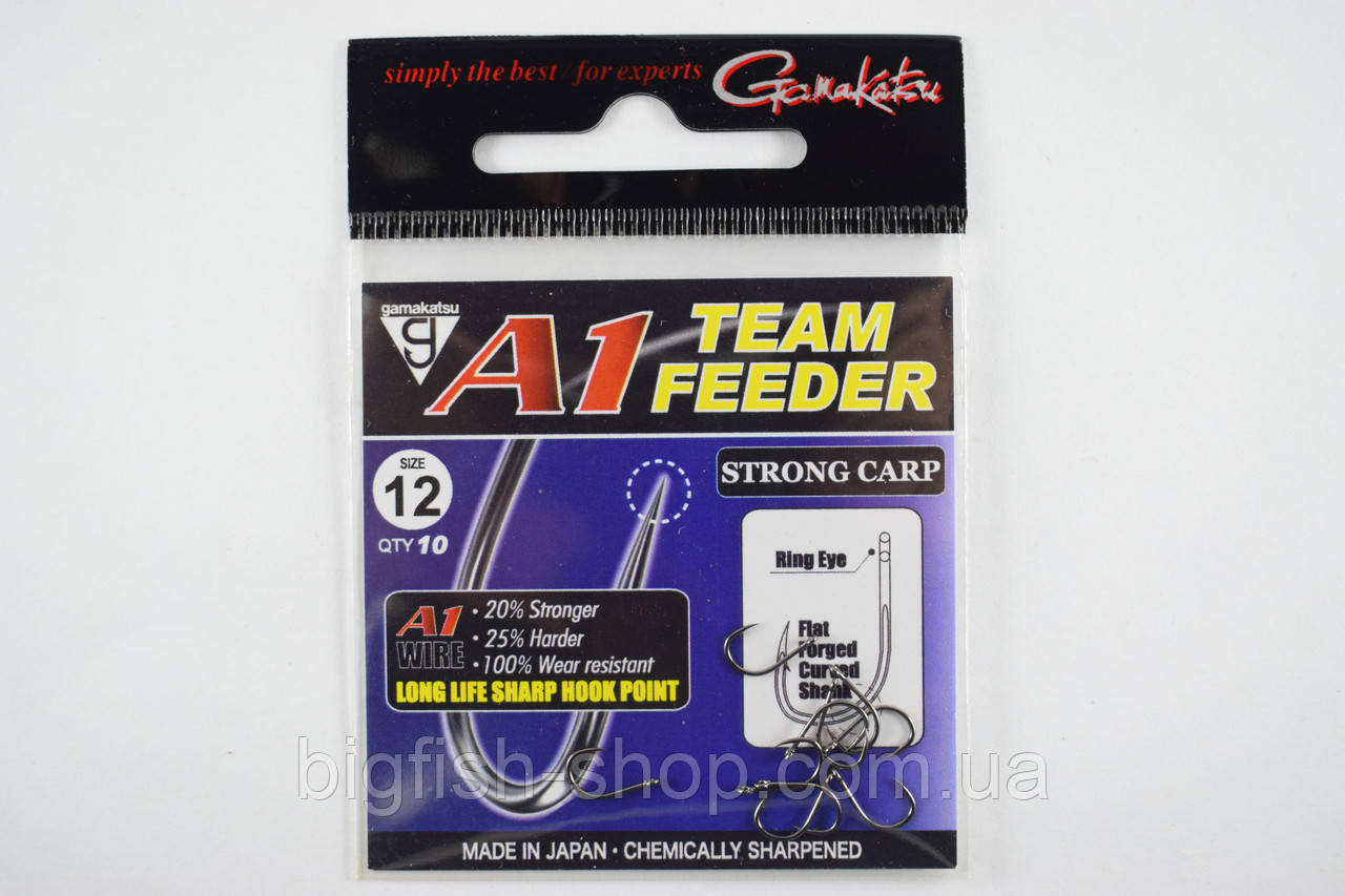 Гачки Gamakatsu A1 Team Feeder Strong Carp No12