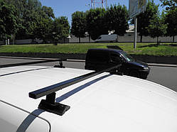 Багажник у штатні місця Combi LUX поперечки алюміній 120 см на Kangoo, Megane, Caddy, Focus, Mondeo, Mazda