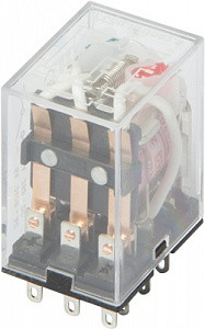 Реле проміжне e.control.p533 5А, 3 групи контактів, котушка 24В DC, фото 1