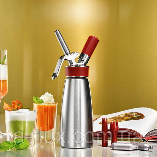 Сифон для холодных и горячих блюд iSi Gourmet Whip 1 л - фото 2 - id-p566020026