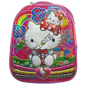 Рюкзак дитячий шкільний 3D для дівчаток "Кітті" 35*30