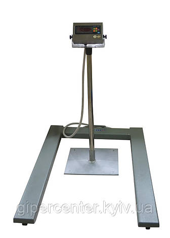 Паллетні електронні ваги ЗЕВС ВПЕ1000-4 (H1208) А12Е, до 1000 кг, фото 1