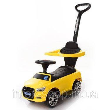 Дитяча каталка-толокар Bambi (M 3503A-6) з батьківською ручкою, фото 1
