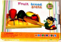 Дерев'яна фруктова тарілка
