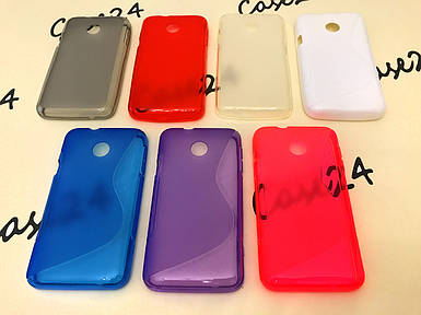 Силіконовий чохол Duotone для Huawei Ascend Y330 (7 кольорів)