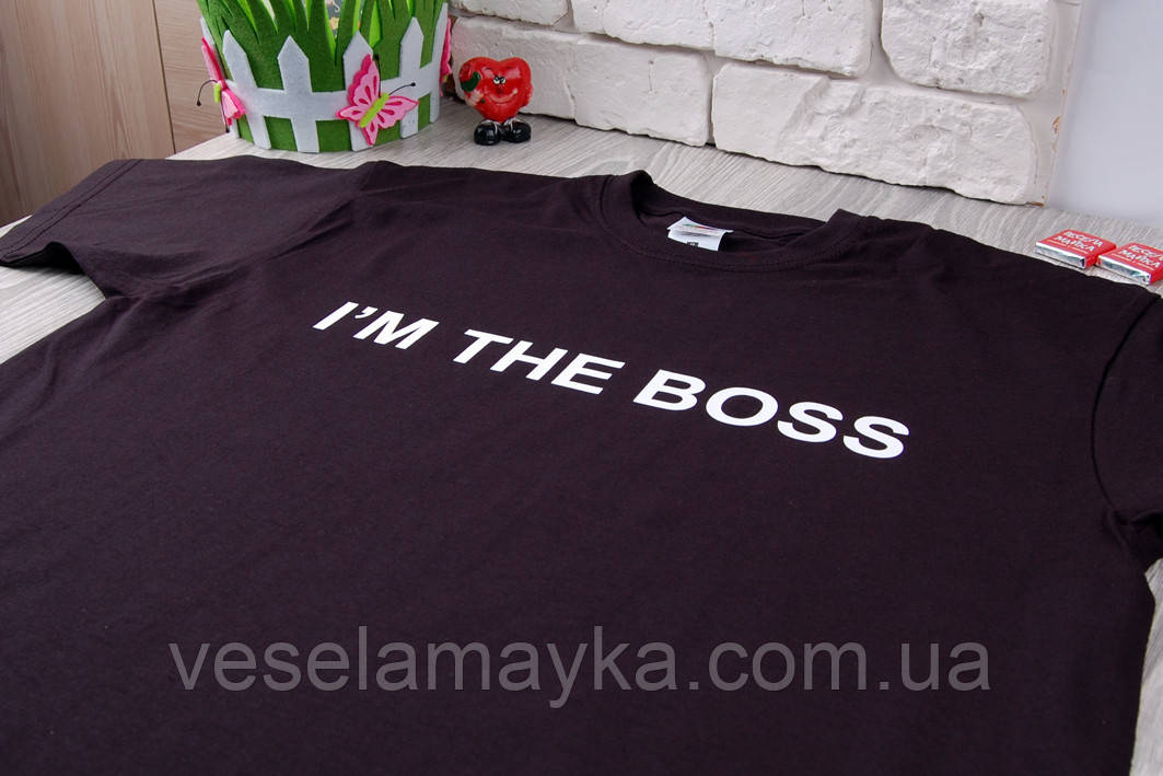 Футболка I'm the Boss - фото 7 - id-p279752795