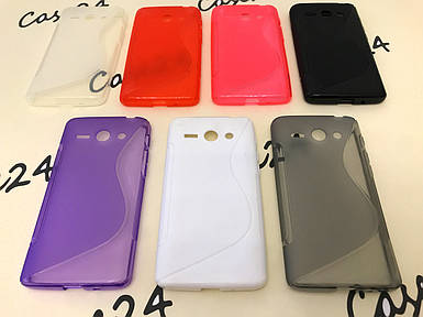 Силіконовий чохол Duotone для Huawei Ascend Y530-U00 (7 кольорів)