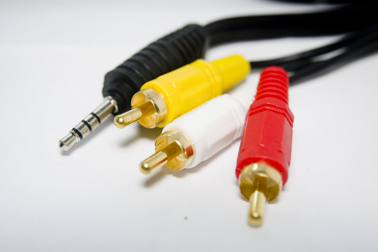 Кабель 3RCA-3.5 mm Тюльпан - AUX 1.5 m