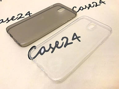 Ультратонкий чохол для Samsung Galaxy J5 2017 J530 прозорий і сірий