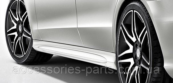 Обвесы порогов AMG Mercedes-Benz E-Class W212 Новые Оригинальные - фото 1 - id-p566138114