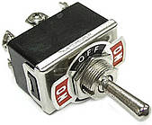 Тумблер KN3(C)-203 KN3(C)-203A (ON-OFF-ON), 6pin, 10A 250В