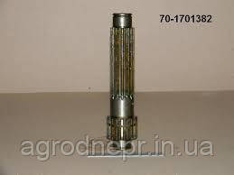 Вал першої передачі і заднього ходу МТЗ 70-1701382, фото 1