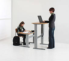 501-27-7S 172: Ергономічний комп'ютерний стіл для роботи сидячи-стоячи з електроприводом для дітей і школярів