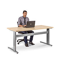Conset 29 S 172: Эргономичный офисный стол Conset для работы сидя-стоя с электроприводом (для высоких людей)