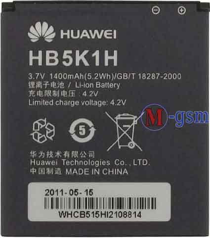 Аккумулятор Huawei HB5K1H для U8650, C8650, M865, U8655 (1400 мАч)